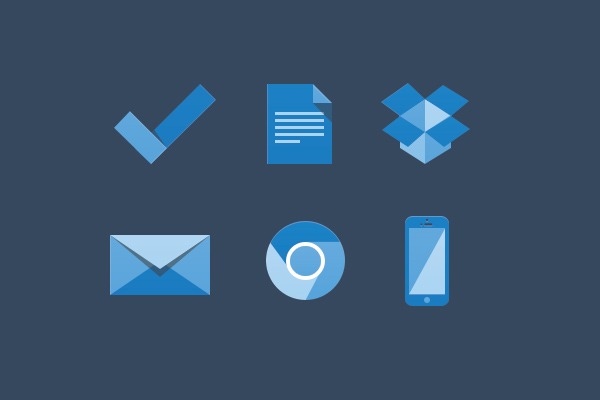iconos disenos planos