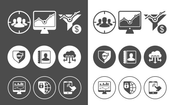 iconos seo marketing