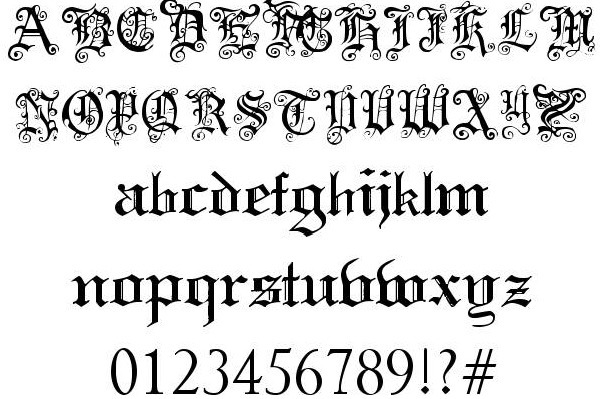 tipografias medievales