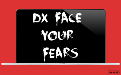 dx face your fears tipografia