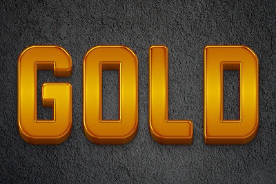 efecto texto oro photoshop 5
