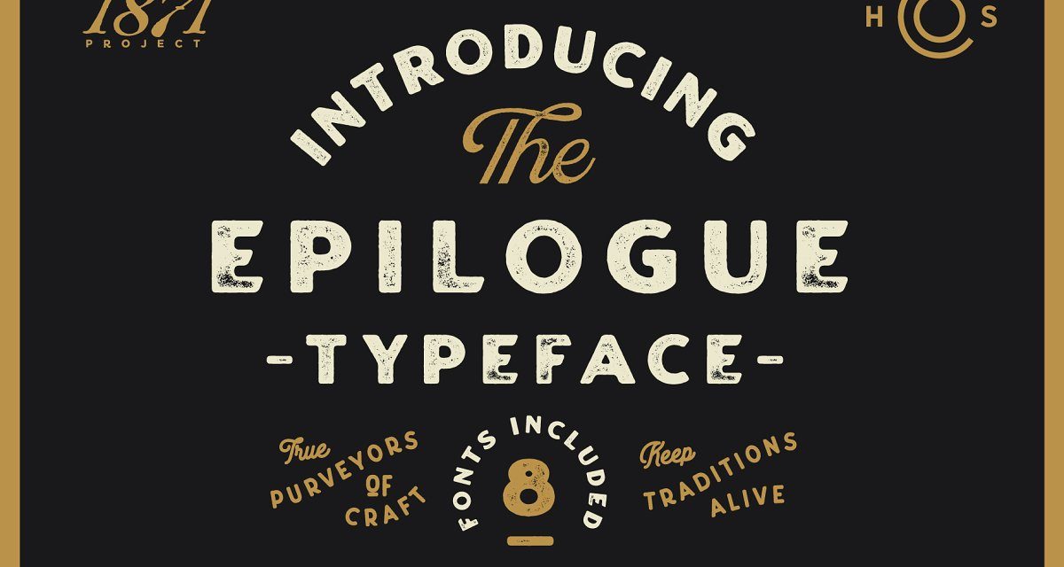 Tipografía gruesa estilo desgastado para tus diseños