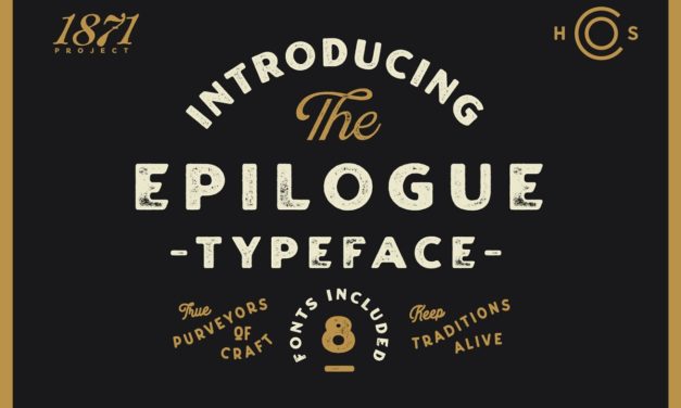 Tipografía gruesa estilo desgastado para tus diseños