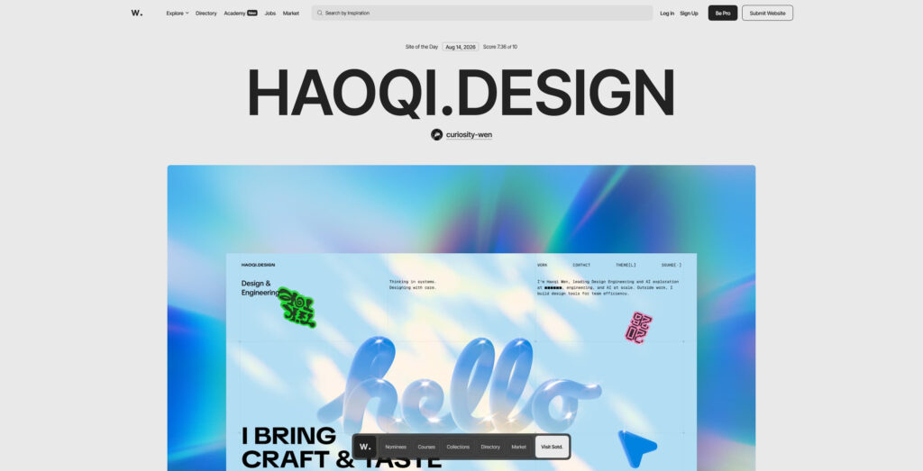 Awwwards Website Awards Best Web Design Trends