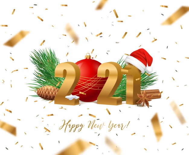 feliz ano nuevo 2021 decoracion navidad