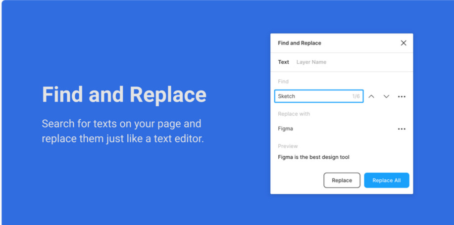 Find and Replace Figma Community