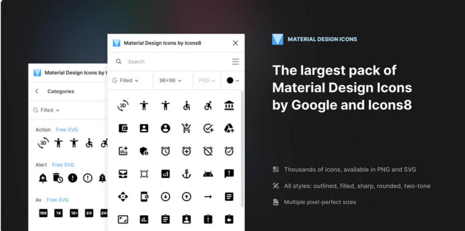 Material Design Icons Figma Community