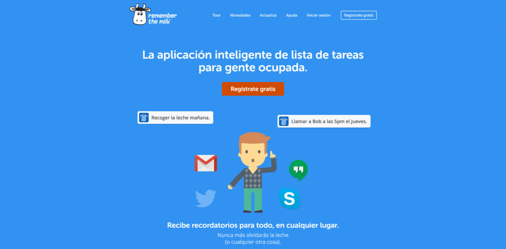 Remember The Milk Lista y organizador de tareas online