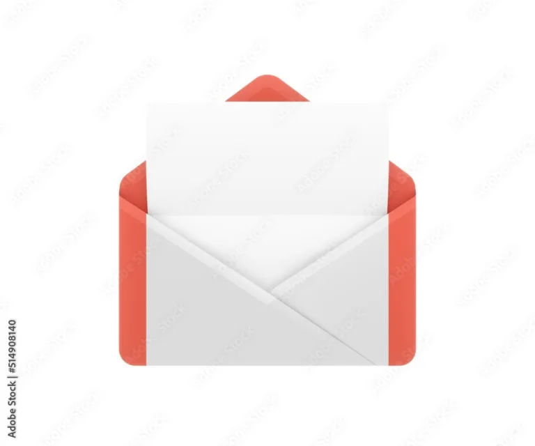 open e mail with a blank page stockpack adobe stock jpg