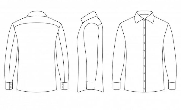 camisas en vector