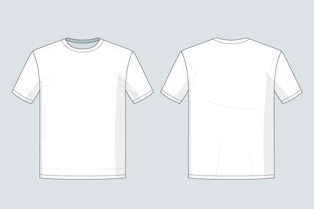 camisetas blancas para disenar en vector y gratis
