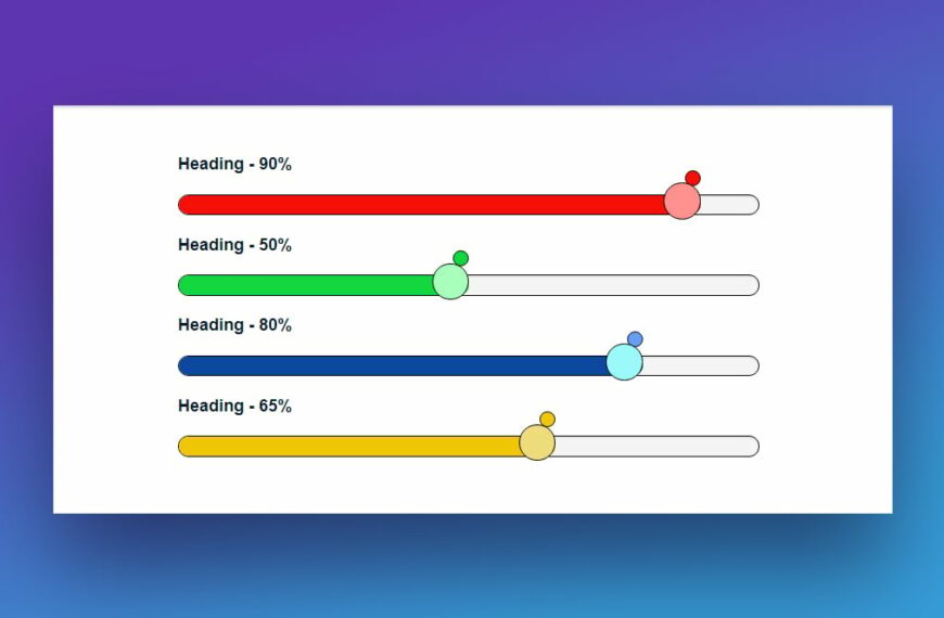 coleccion de html5 progress bar