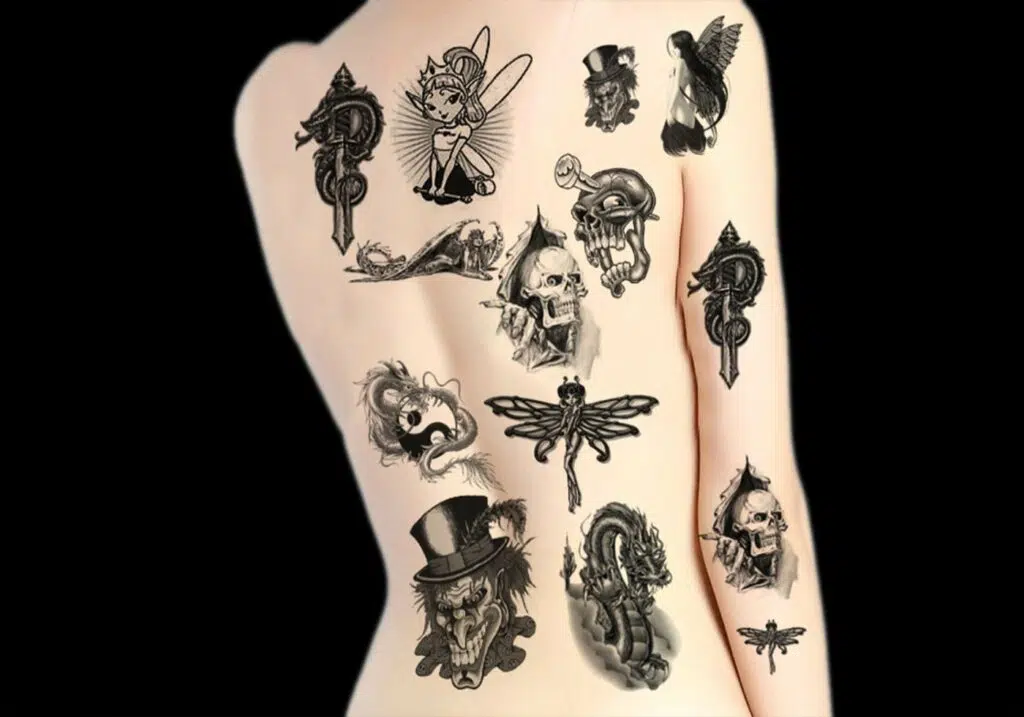 coleccion de pinceles de tatuajes para photoshop