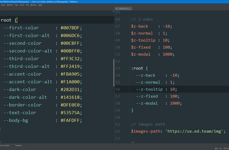 como utilizar las variables css