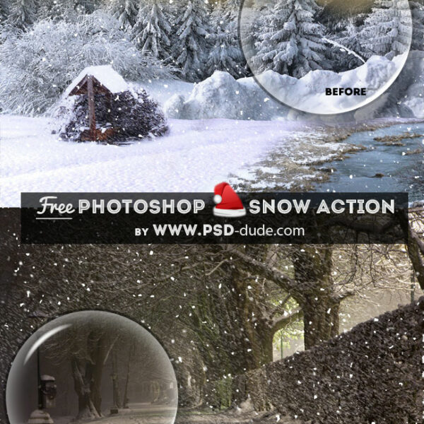 crea un efecto nieve con una accion en photoshop
