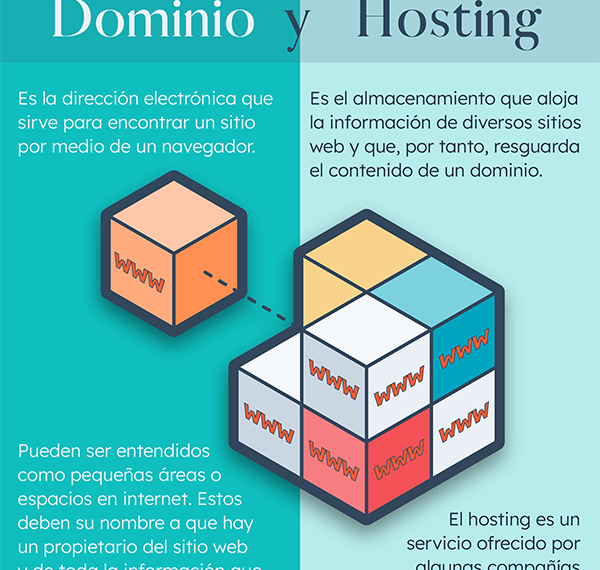 cual es la diferencia entre hosting y dominio web