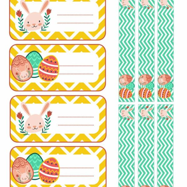 etiquetas para pascua gratis