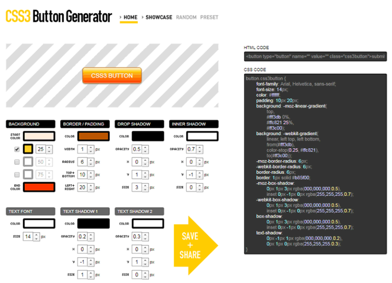 generadores de codigo css para paginas web