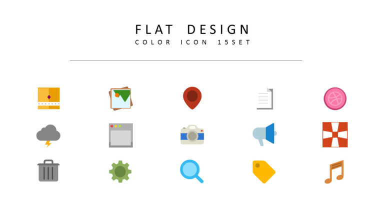 iconos para disenos planos flat design