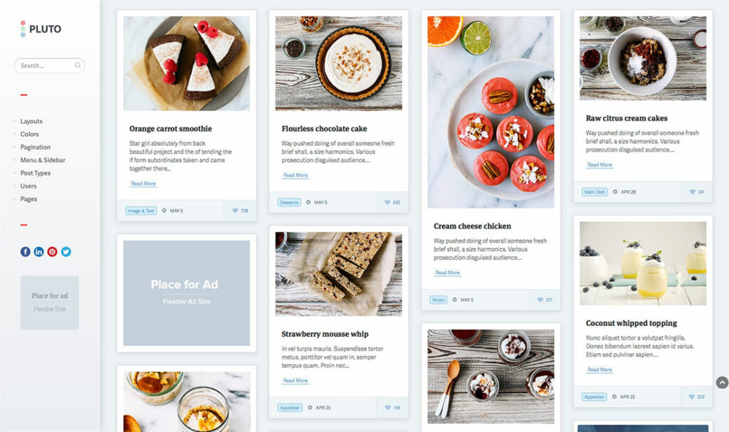 interesantes temas wordpress estilo pinterest