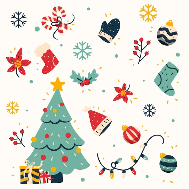 magnificos vectores navidad gratis