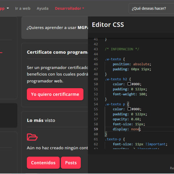 maneras de esconder un elemento con css