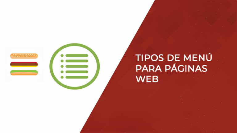 menus para paginas web