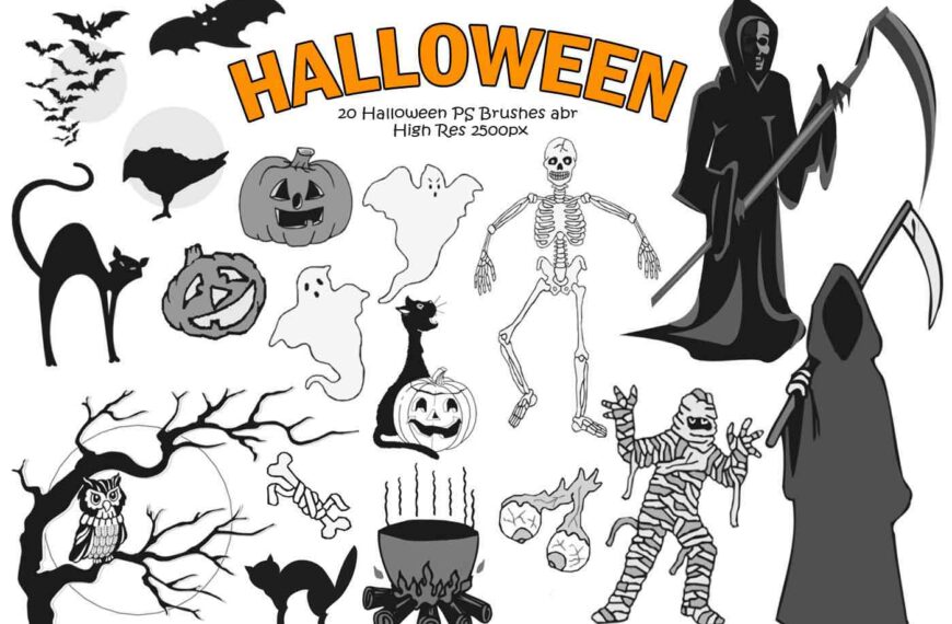 pinceles de halloween para photoshop