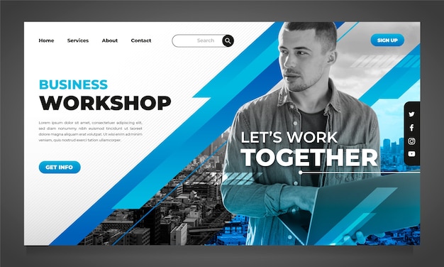 plantillas web en vector y gratis
