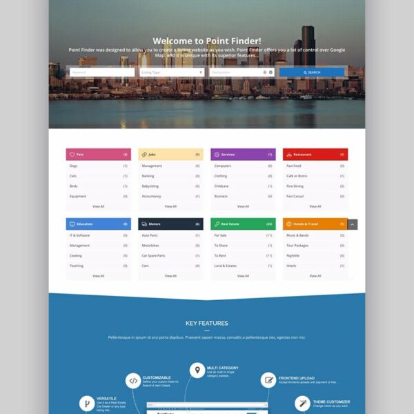 populares temas wordpress tipo directorio