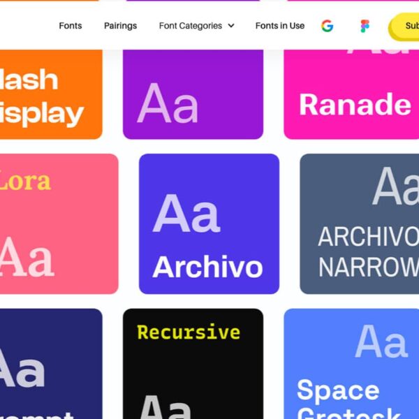 que pareja de tipografias quedan bien en una web