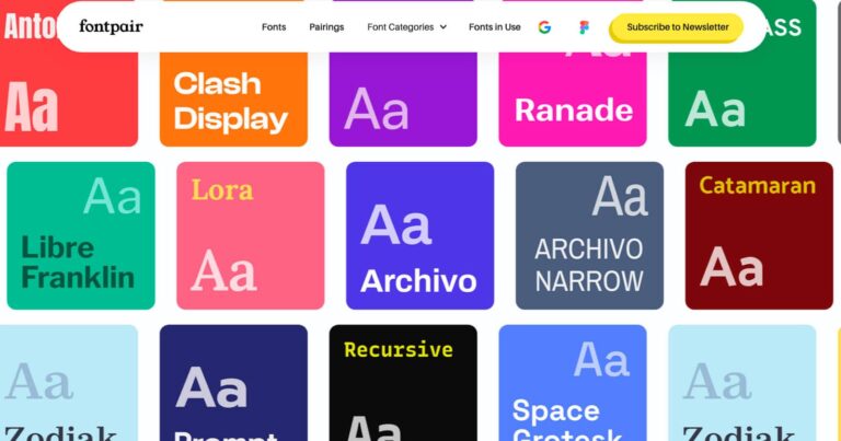 que pareja de tipografias quedan bien en una web