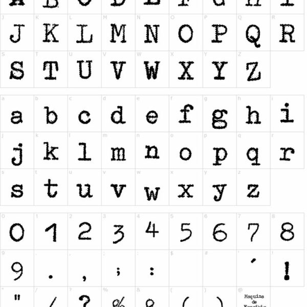tipografia maquina de escribir