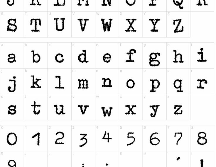 tipografia maquina de escribir