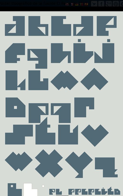 tipografias geometricas que te gustaran