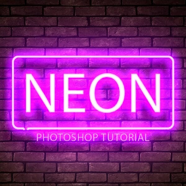 tutorial texto efecto neon en photoshop