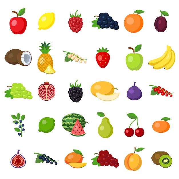 vectores de frutas gratis