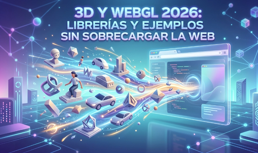 3D y WebGL en diseño web 2026: librerías y ejemplos