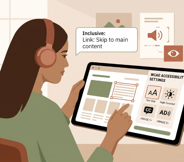DiseƱador web aplicando la European Accessibility Act en su trabajo