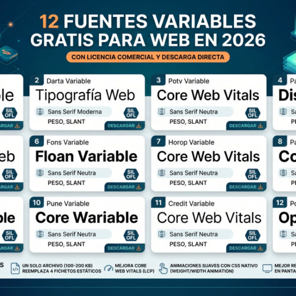 fuentes variables gratis