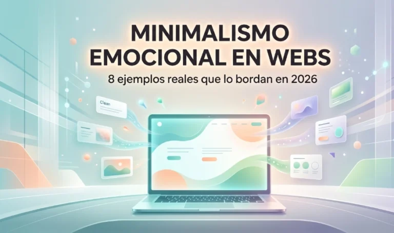 minimalismo emocional en webs