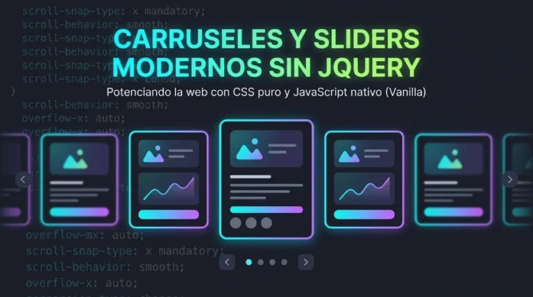 carruseles sliders sin jquery