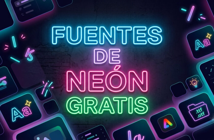 fuentes neon gratis