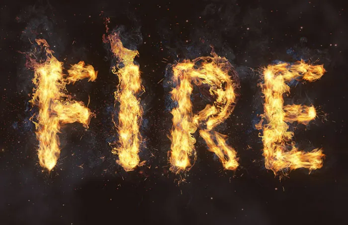 efecto fuego photoshop 1