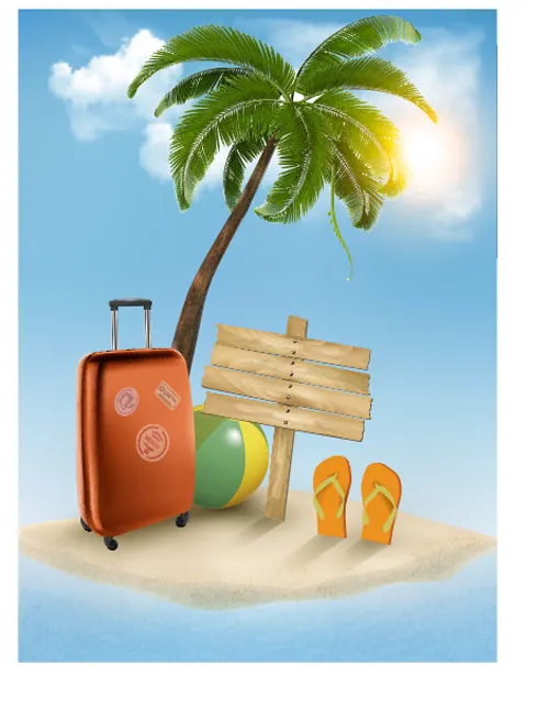 Fondos viajes vector