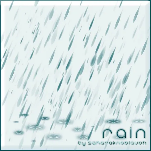 pinceles de lluvia