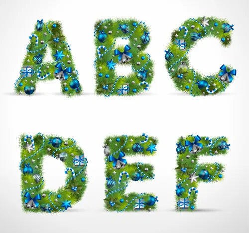 abecedarios navideƱo