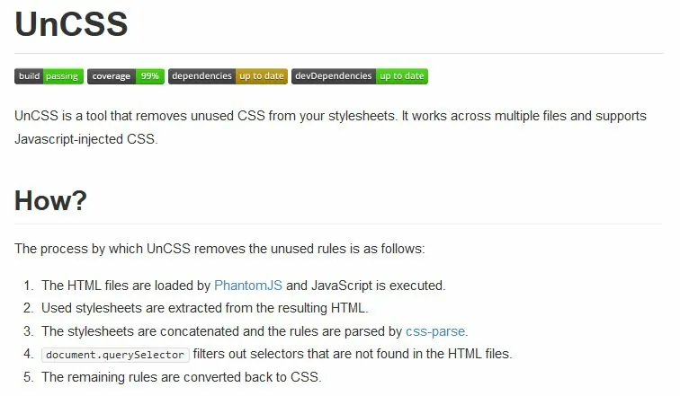 uncss
