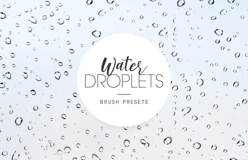 Prueba de los pinceles de gotas de agua de Medialoot