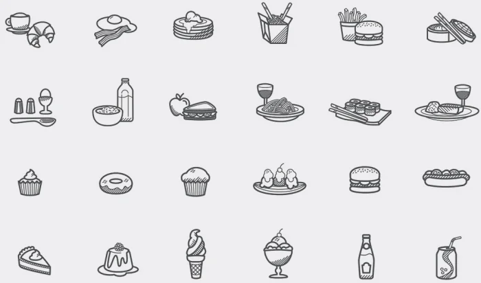 iconos-comida-gratis